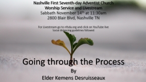 Going through the process