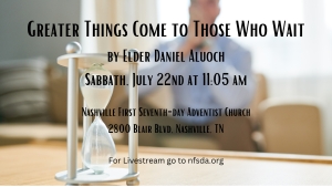 Greater Things Come to Those Who Wait