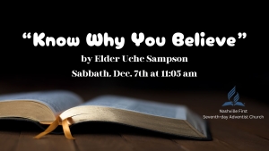 Know Why You Believe