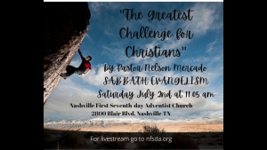 The Greatest Challenge for Christians