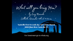 What will you bring Him?