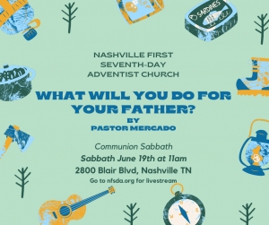 What will you do for your Father?